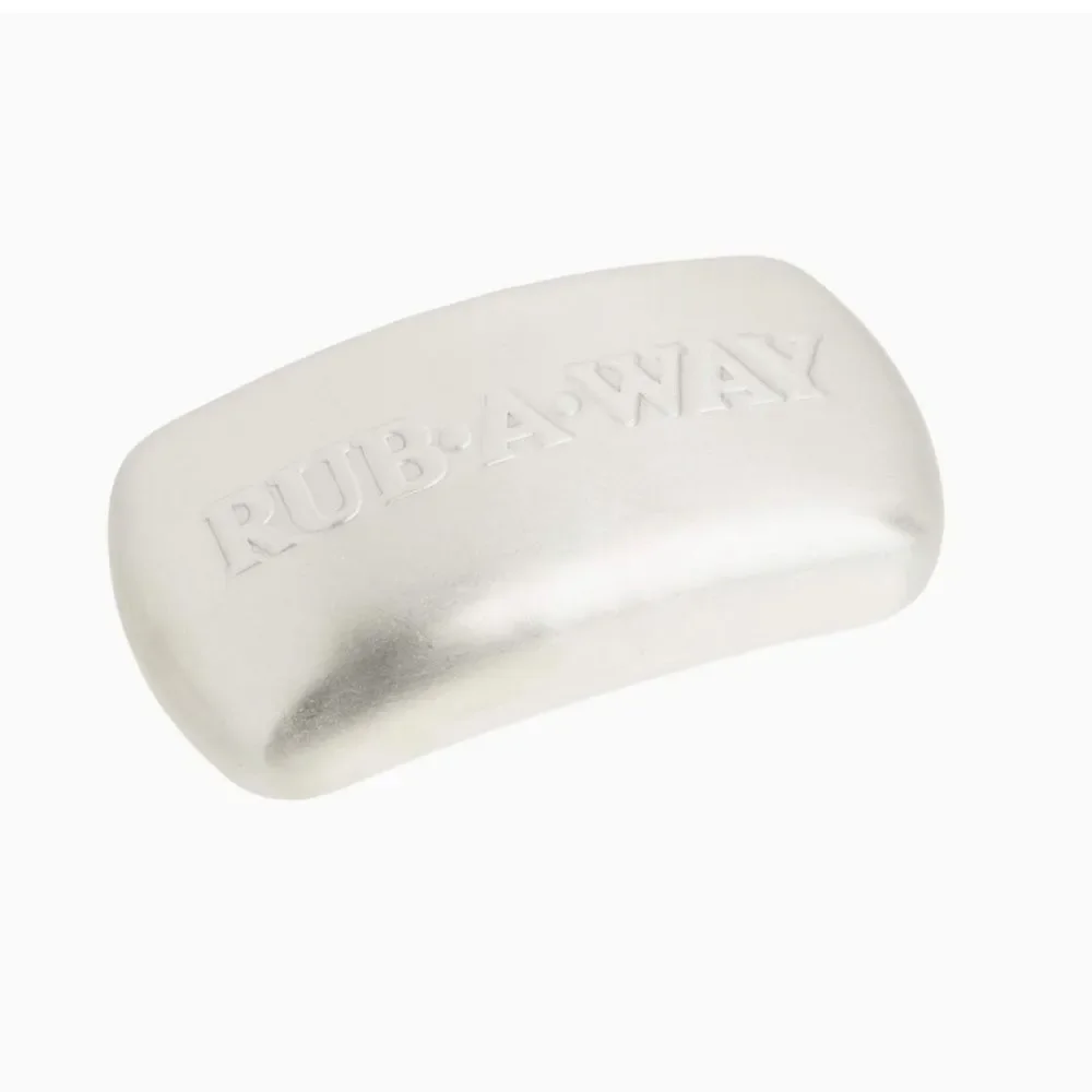 Amco Houseworks Rub-a-Way Silver Stainless Steel Odor Remover Bar Camping New